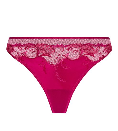 String soie rouge Carmin Splendeur Soie