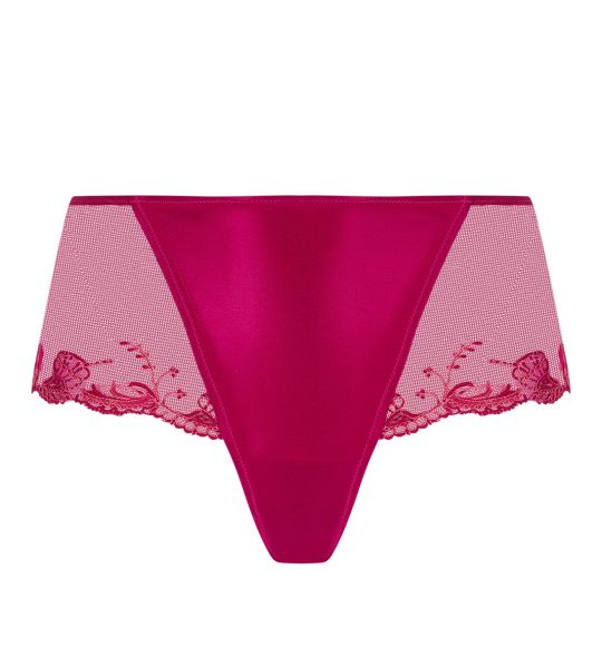 Shorty en soie Rouge Carmin Splendeur Soie
