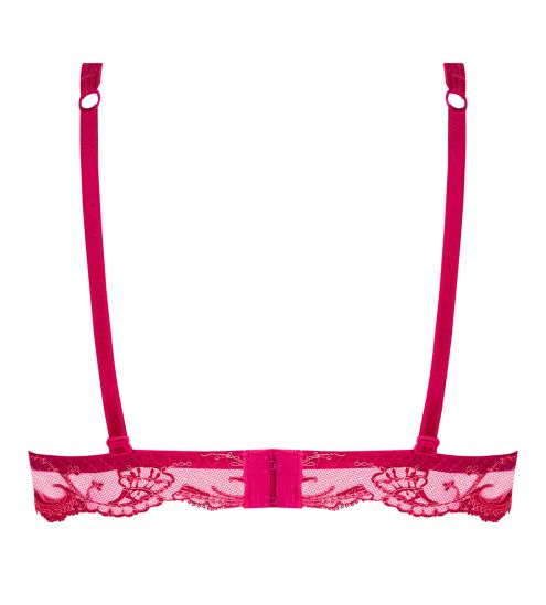 Soutien gorge triangle sans armatures rouge Carmin Splendeur Soie