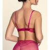 Soutien gorge Glam rouge Carmin Splendeur Soie