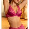 Soutien gorge Glam rouge Carmin Splendeur Soie