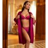 Déshabillé rouge Carmin en soie Splendeur Soie