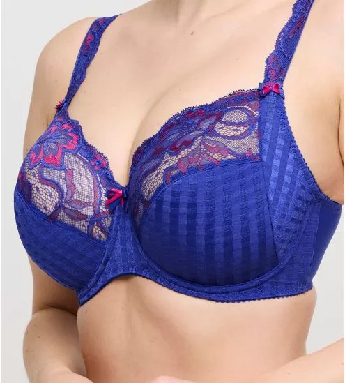 Soutien gorge bleu à carreaux armatures (B, C, D, E) Madison Blueberry Kiss