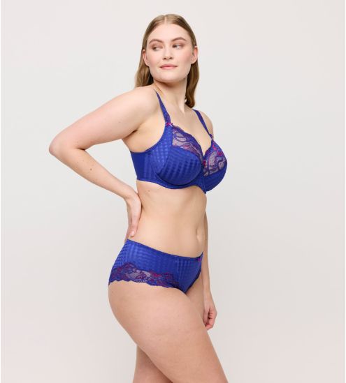 Soutien gorge bleu à carreaux armatures (F, G, H) Madison Blueberry Kiss