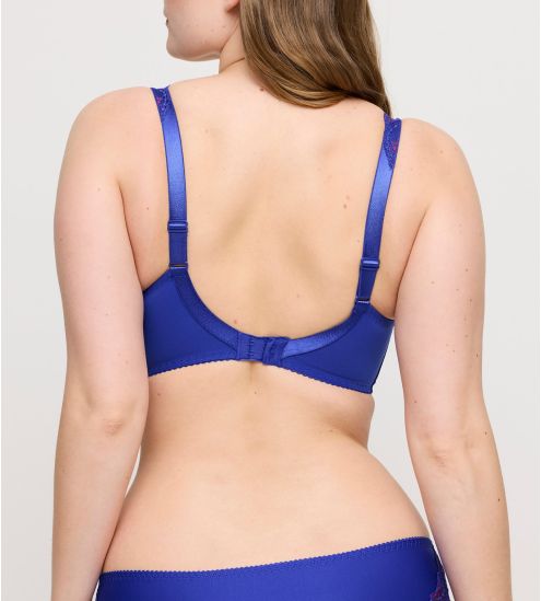Soutien gorge bleu à carreaux armatures (F, G, H) Madison Blueberry Kiss