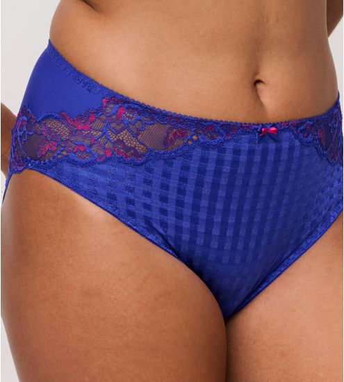 Culotte haute à carreaux bleus Madison Bueberry