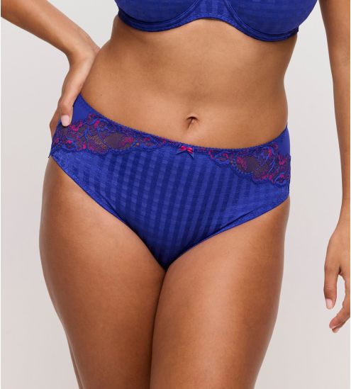Culotte haute à carreaux bleus Madison Bueberry