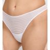 String blanc à rayures Basyl
