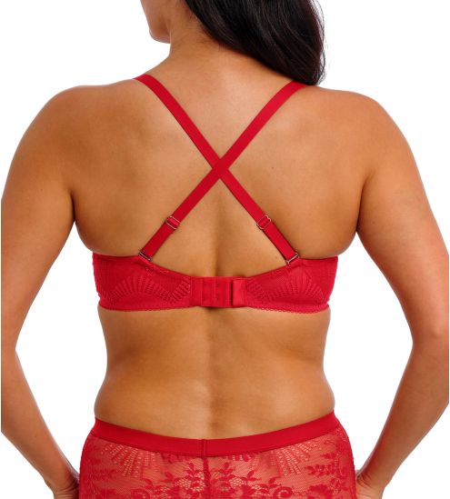 Soutien gorge avec armatures rouge en dentelle Sensu Lace Salsa