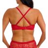Soutien gorge avec armatures rouge en dentelle Sensu Lace Salsa