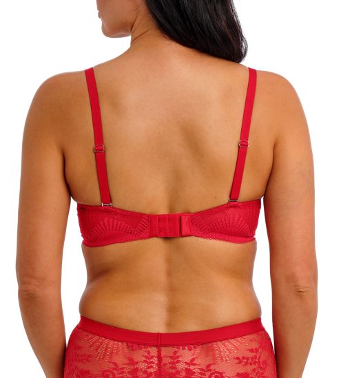 Soutien gorge avec armatures rouge en dentelle Sensu Lace Salsa