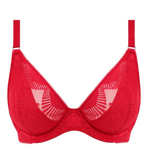Soutien gorge avec armatures rouge en dentelle Sensu Lace Salsa
