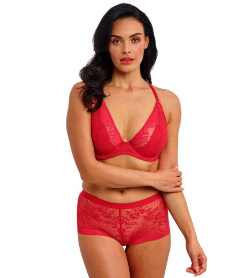 Soutien gorge avec armatures rouge en dentelle Sensu Lace Salsa