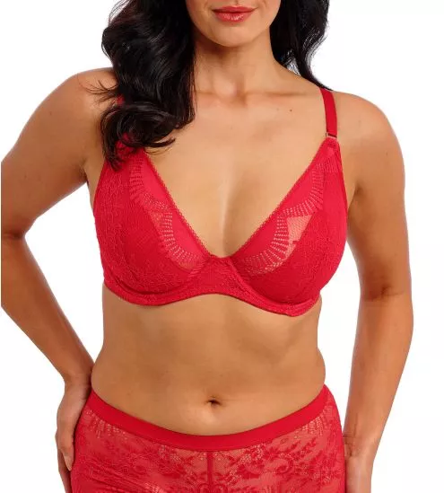 Diving bra with red...
