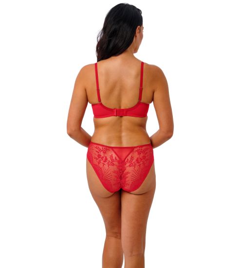 Culotte femme rouge en dentelle Sensu Lace Salsa