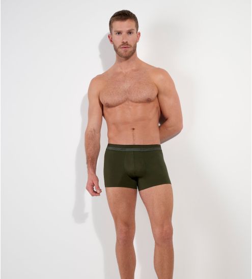 Boxer uni homme vert kaki Classic