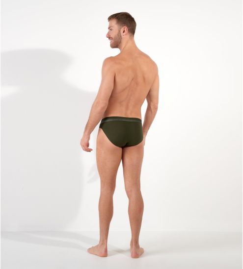 Mini slip uni pour homme Vert Kaki Classic