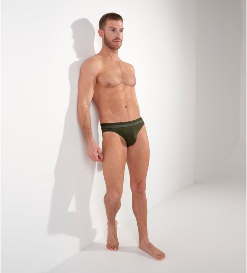 Mini slip uni pour homme Vert Kaki Classic