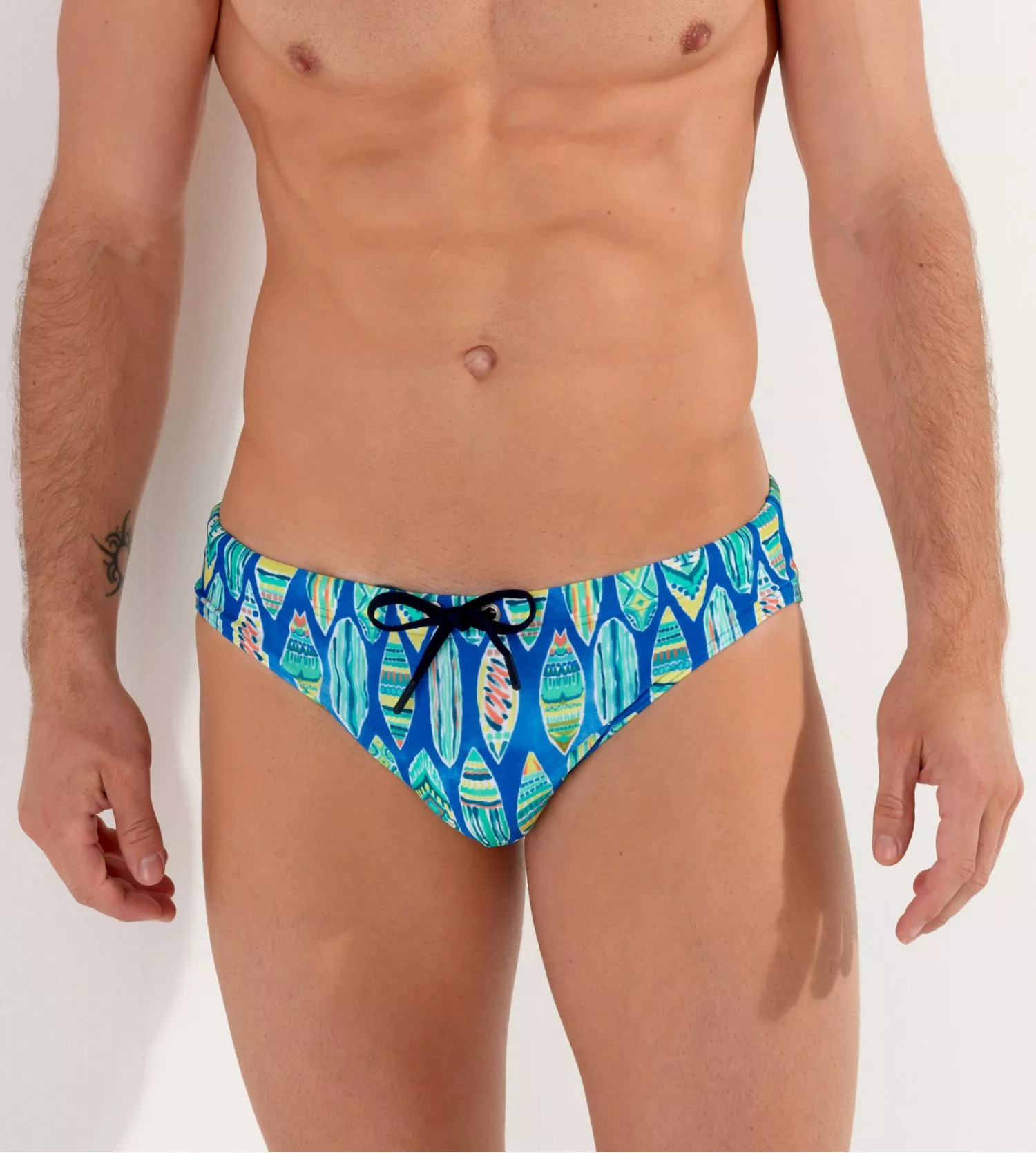 Slip de bain homme imprimé planches de surfs Marbella