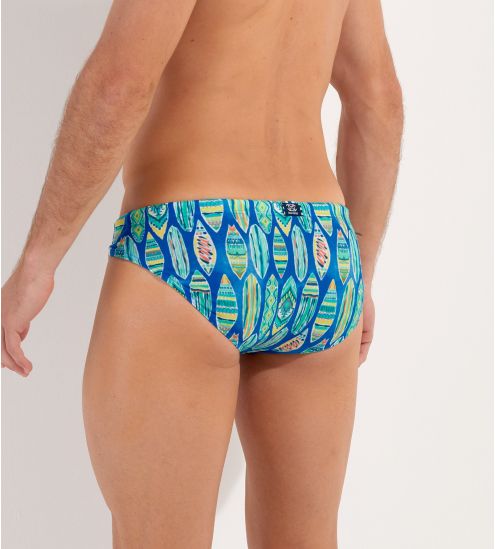 Slip de bain homme imprimé planches de surfs Marbella