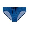Slip de bain bleu pour homme imprimé motifs géométrique Hendaye