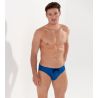 Slip de bain bleu pour homme imprimé motifs géométrique Hendaye