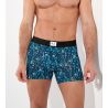 Boxer homme Le D. Voyages motifs festifs bleus