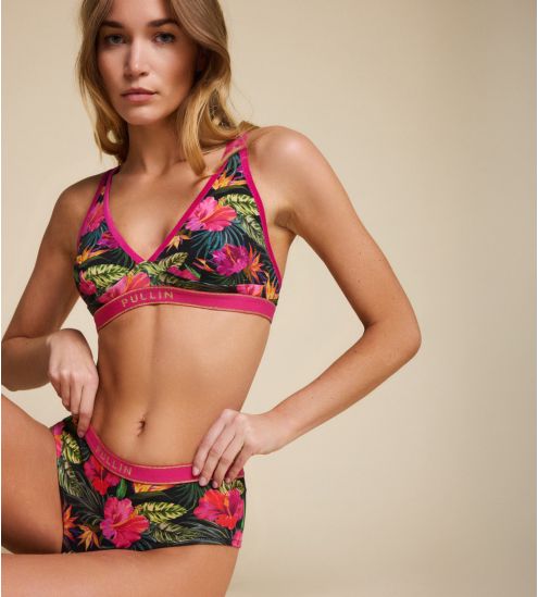 Shorty Maui imprimé floral tropical