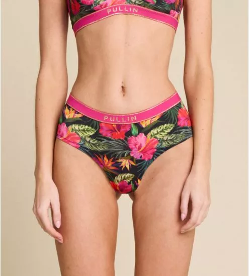 Shorty Maui imprimé floral tropical