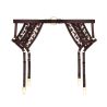 Porte jarretelles motif animalier Crazy in Love Satin Brown