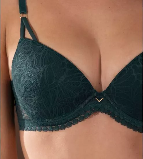 Soutien gorge à coques push up vert Atelier Séduction Vert Anglais
