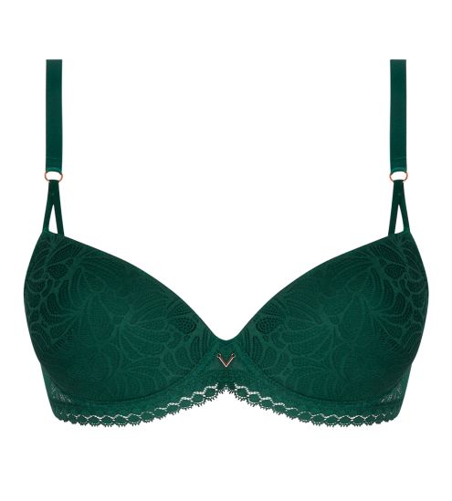 Soutien gorge à coques push up vert Atelier Séduction Vert Anglais