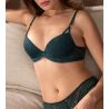 Soutien gorge à coques push up vert Atelier Séduction Vert Anglais