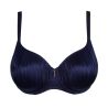 Soutien gorge à coques satiné Knokke Bleu Saphir
