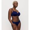 Soutien gorge à coques satiné Knokke Bleu Saphir
