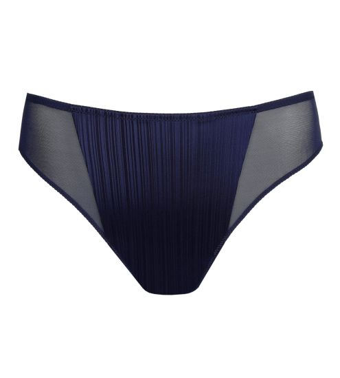 Slip brésilien bleu satiné Knokke Bleu Saphir