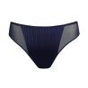 Slip brésilien bleu satiné Knokke Bleu Saphir