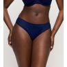 Slip brésilien bleu satiné Knokke Bleu Saphir