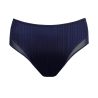 Culotte taille haute satinée bleue Knokke Bleu Saphir