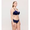 Shorty satiné bleu Knokke Bleu Saphir