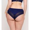 Shorty satiné bleu Knokke Bleu Saphir