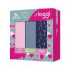 Lot de 3 High Leg Go Crush Bleu/Rose