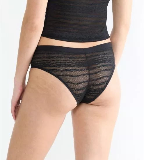 Shorty Hipster en dentelle Free Evolve Sloggi Noir