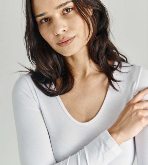T-shirt manches longues Thermo BLANC 01