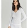 T-shirt manches longues Thermo BLANC 01