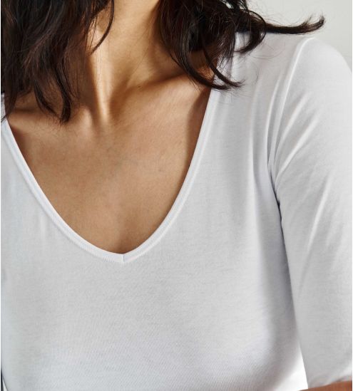 T-shirt manches longues Thermo BLANC 01