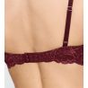 Soutien gorge sans armatures en dentelle rouge Amourette Charm Sweet Marsala