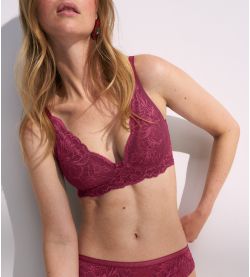 BH Himbeer-Rosa-Flash-Verstärkungs-Stammer-Charme süße Marsala