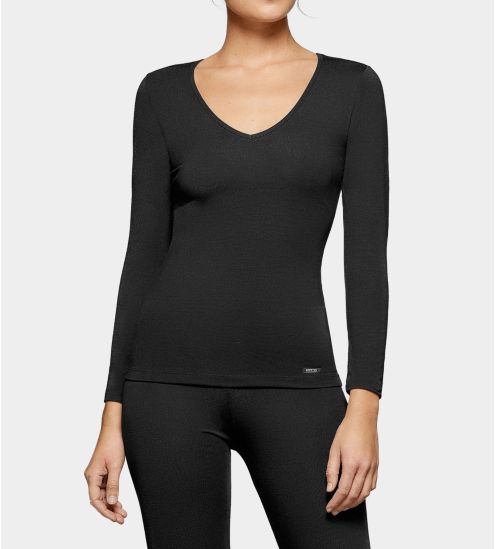 T-shirt manches longues Thermo NOIR