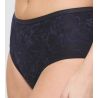 Culotte haute Maxi en dentelle bleu foncée Amourette Charm Ink Gray